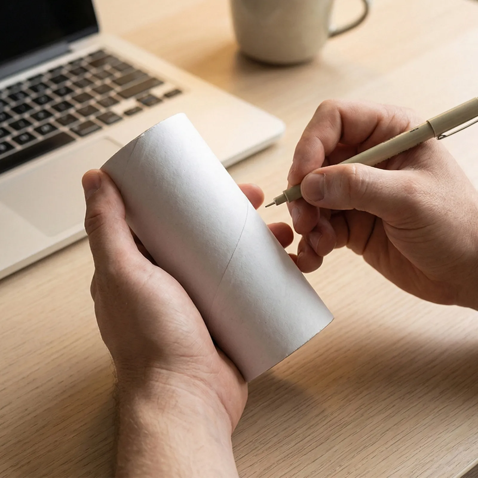 40Pcs Cylindrical Paper Tubes 3.94x1.57 Inch White Cardboard Tubes for Craft Projects DIY School Art Supplies Craft Supply Tube