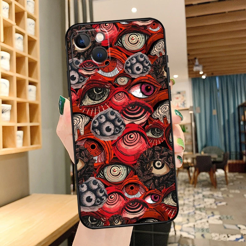 Custodia per telefono con occhi spaventosi per Apple iPhone 17 Air 17Pro Cover per iPhone 17 Pro Max Cover Funda