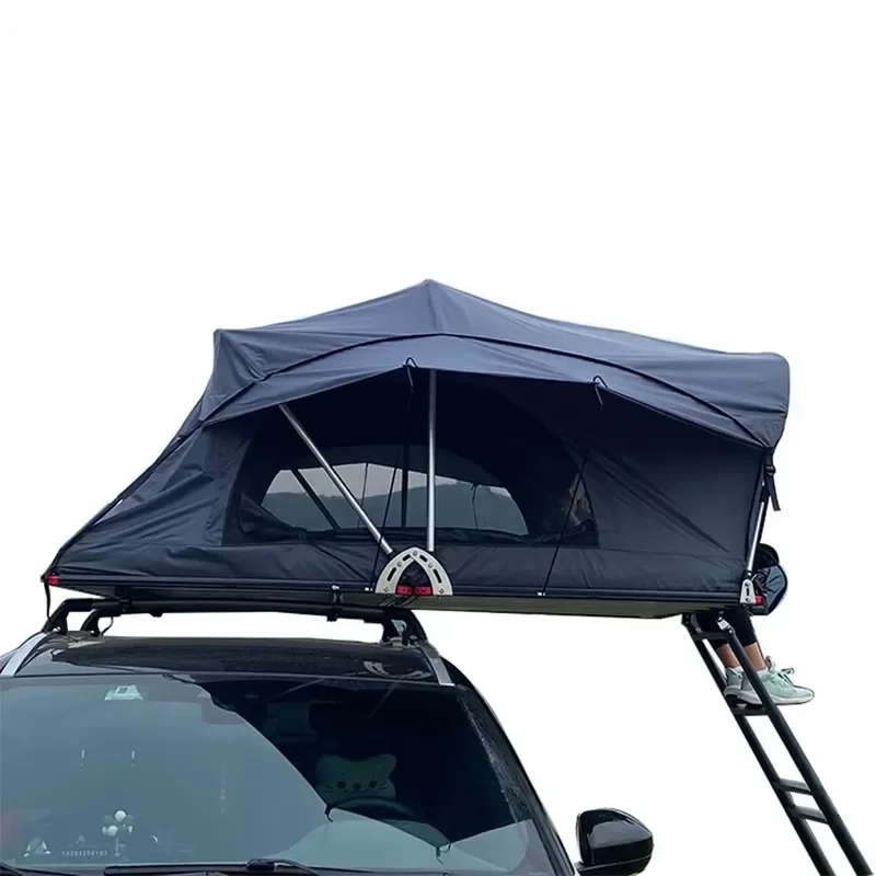 Waterproof Soft Shell Cover Aluminum Structure Fold Out Side Opening Car Rooftop Tent Easy to Build and Install