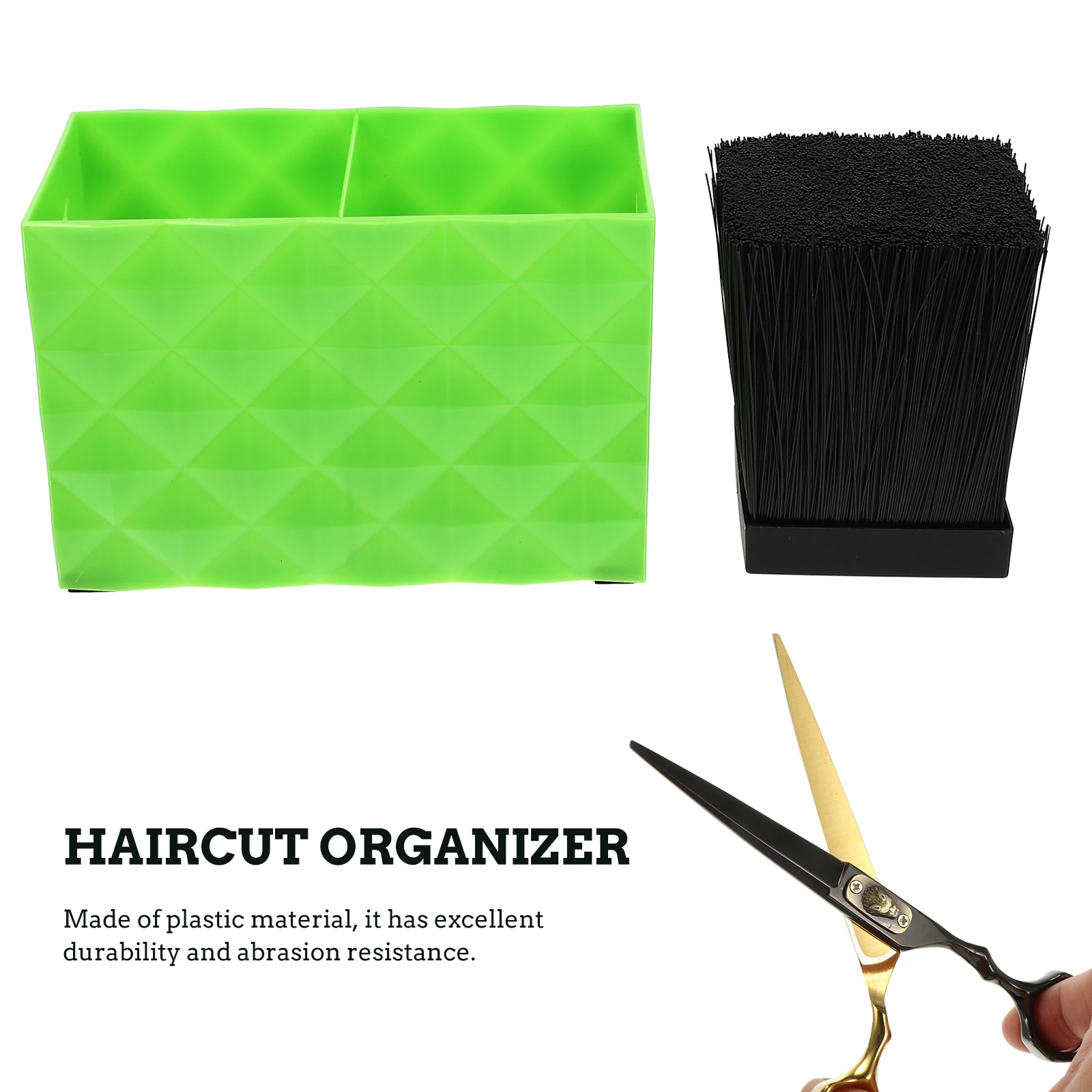 

Slip-Resistant Plastic Storage Box For Home Salon Hair Tools Scissors Holder Clip Organizer Barber Shop Comb Brush Container