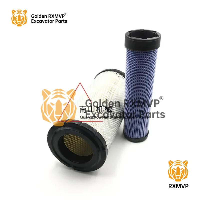 

For Kobelco SK120-5/120-6 air filter engine filter element style AB grid accessories excavator