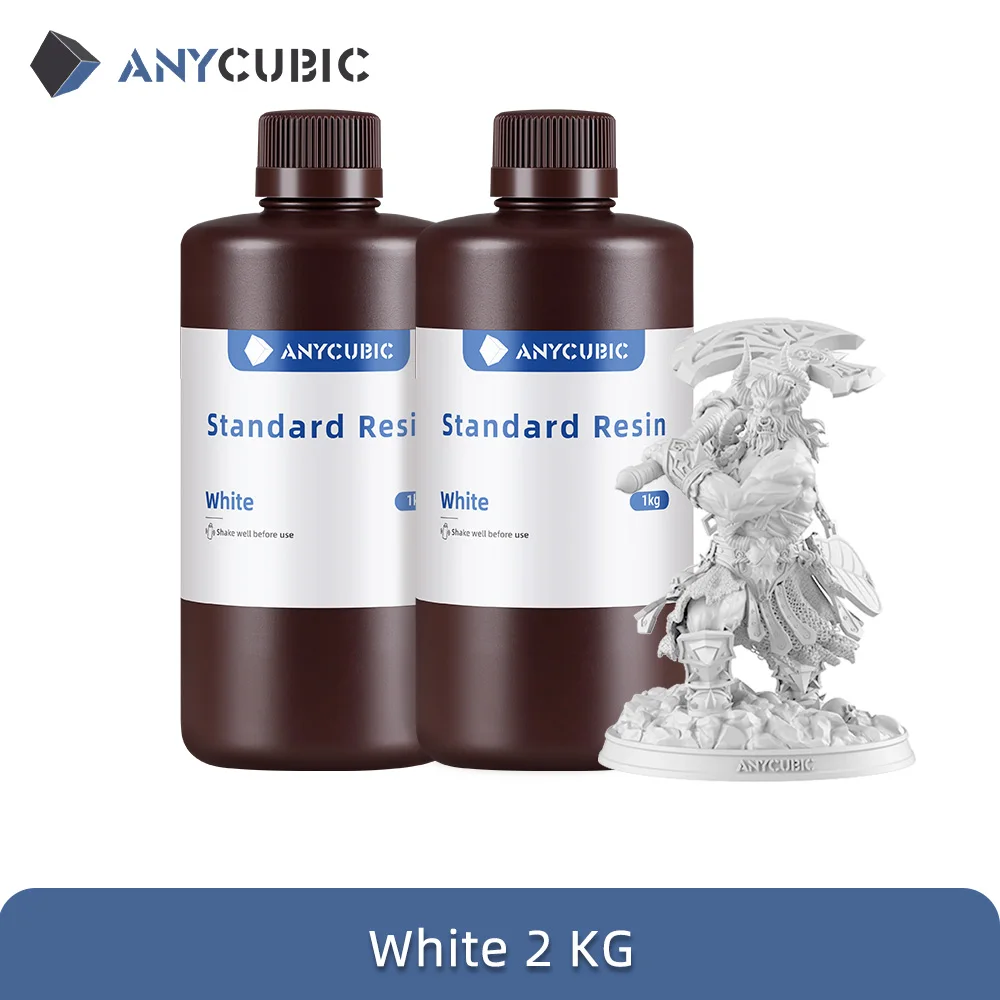 2025 ANYCUBIC 405nm UV Resin For 3D Printer High Precision Quick Curing Printer Resin 3d LCD Printing Materials For Photon Mono