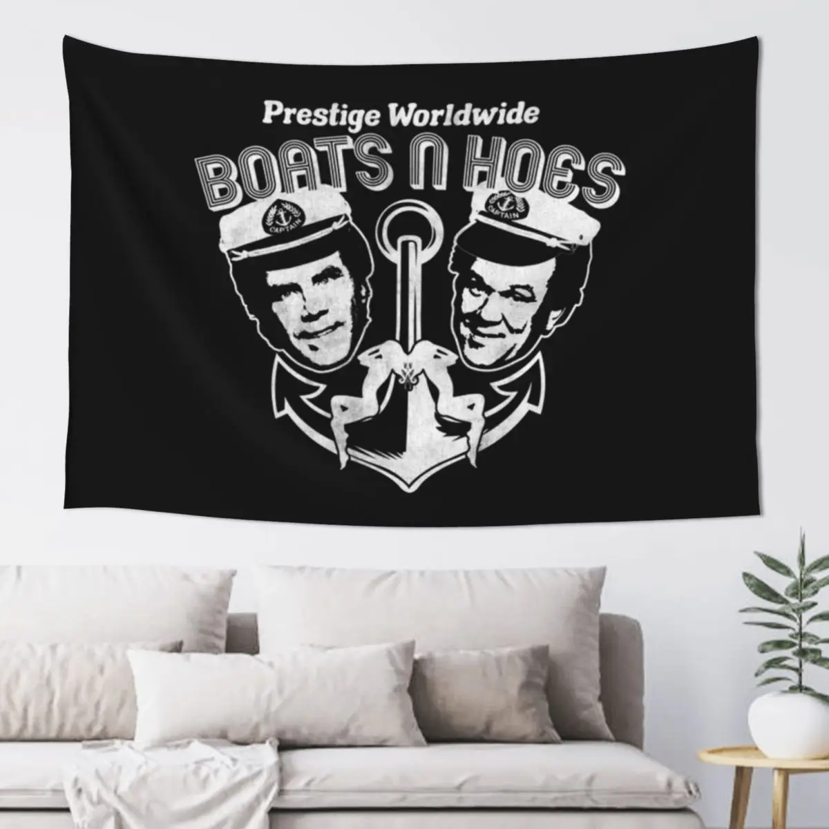 

Step Brothers T-ShirtBoats N Hoes Step Brothers Tapestry Decor Home Aesthetic Room Decor Funny Tapestry