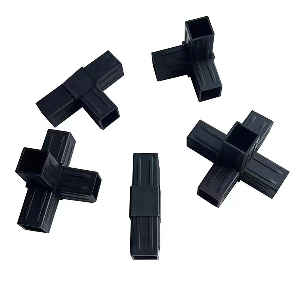 1 Peça de Conector de Ângulo Reto de 25mm para Tubos de Aço e Estruturas Plásticas - Acessório de Conexão para Racks
