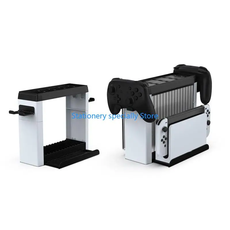 P0RB Games Card Card Cartridge Orgtridge 27 Game Disc Stand Rack for Switch OLED Gaming Card Case