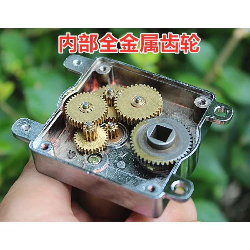 Unlocking Gear Motor High Torque All Metal Gear Reducer Electric Lock Cylinder Forward and Reverse DC Motor 12V