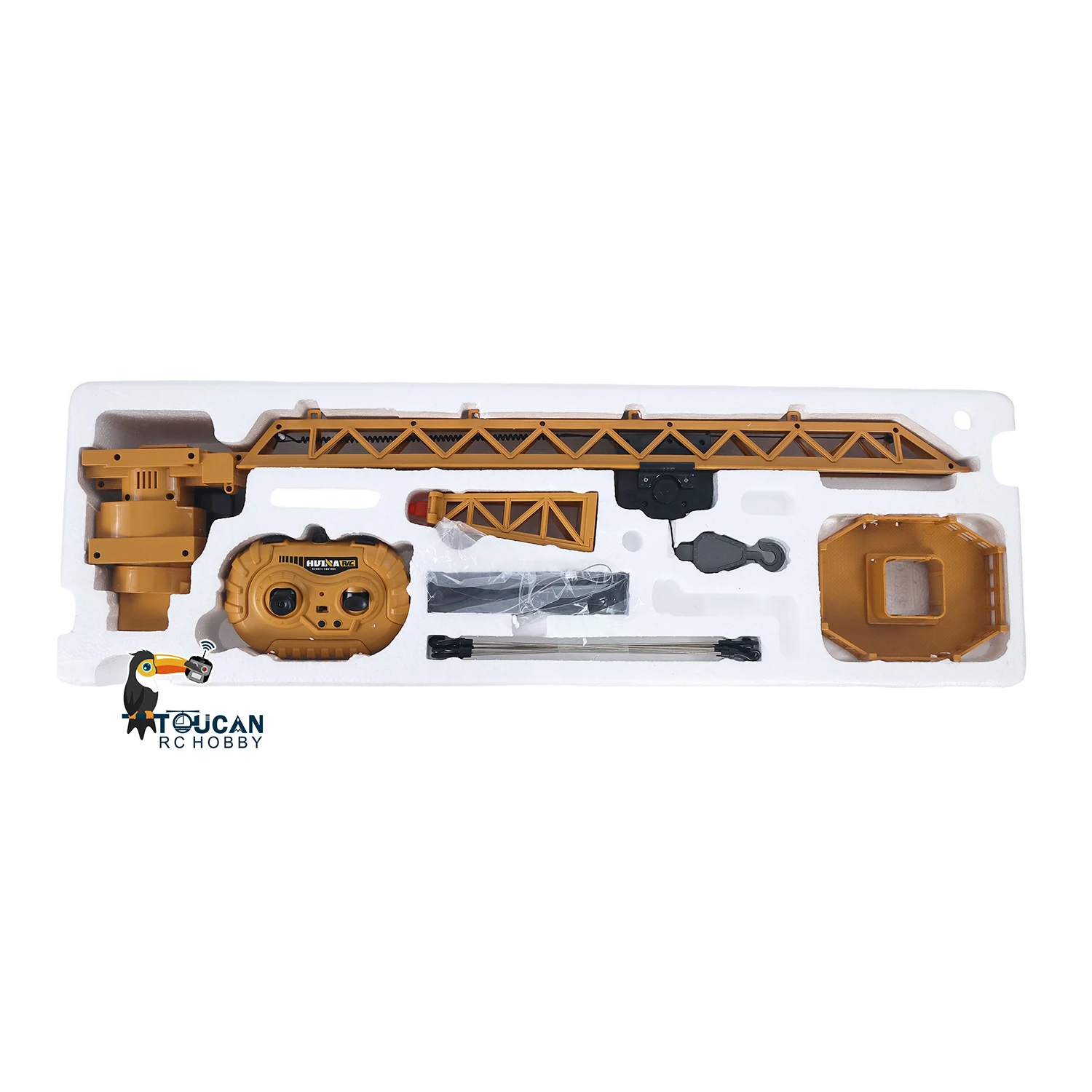 Geschenke 1/14 HUINA 1585 2,4G RTR 12CH RC Hebeturm-Kran-LKW Bausatz Ferngesteuertes Auto mit Akku Outdoor-Spielzeug für Jungen TH18063 – Detail 9