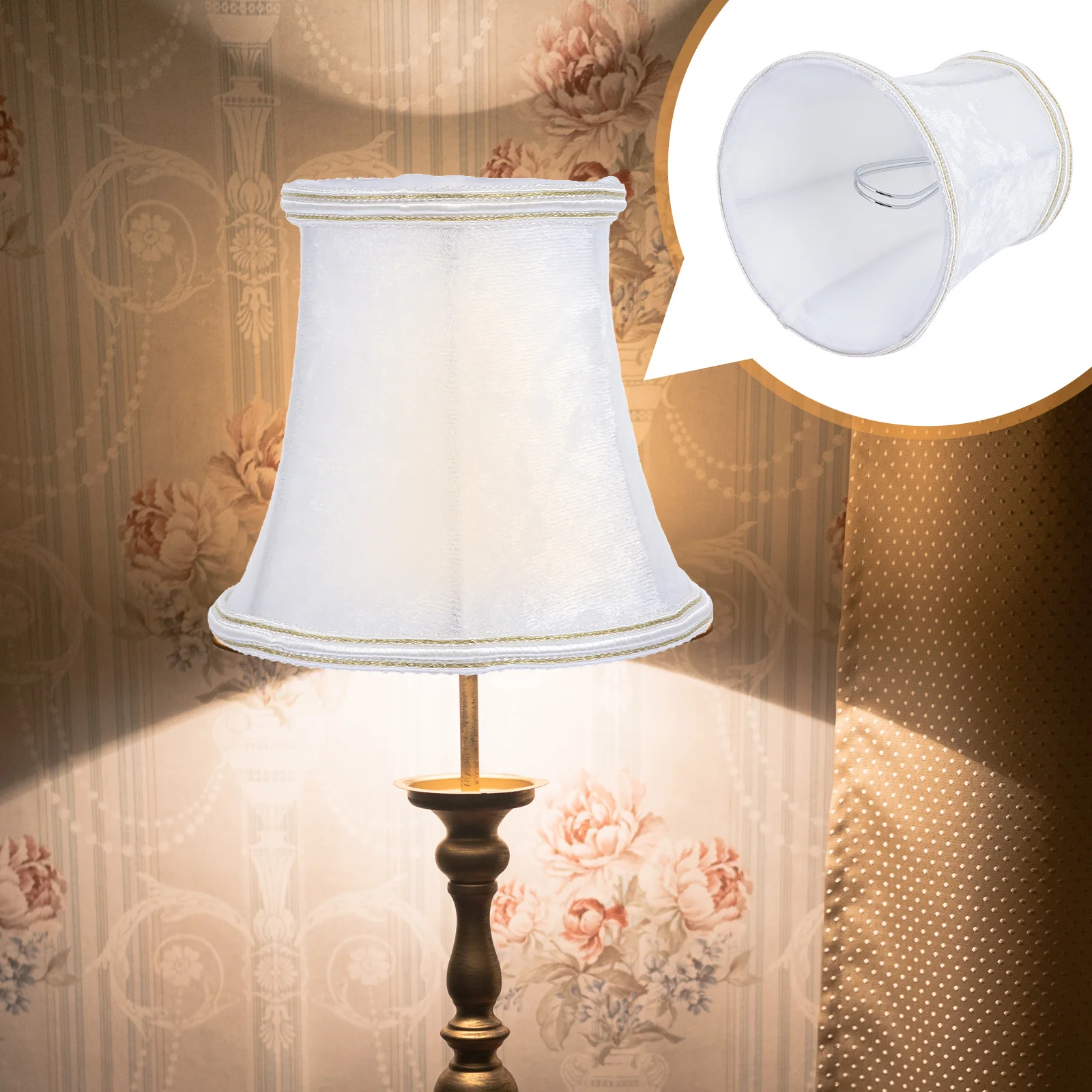 

1 шт., тканевый абажур, аксессуары, модный декоративный чехол, простая установка, бытовая люстра, лампа, орнамент, светильник «сделай сам»