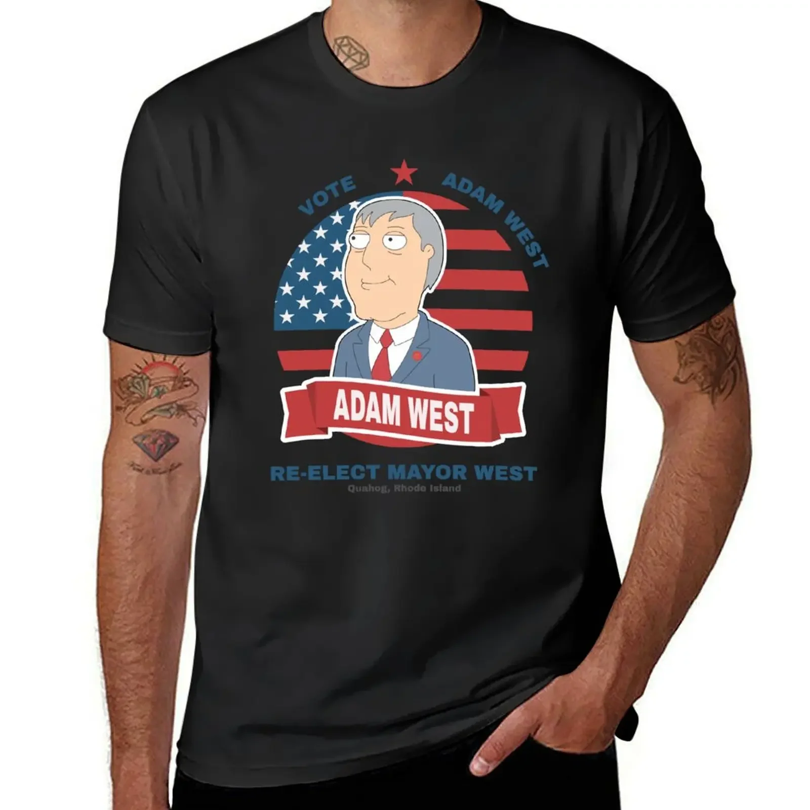 Vote Mayor West T-Shirt anime figures cheap stuff shirts men