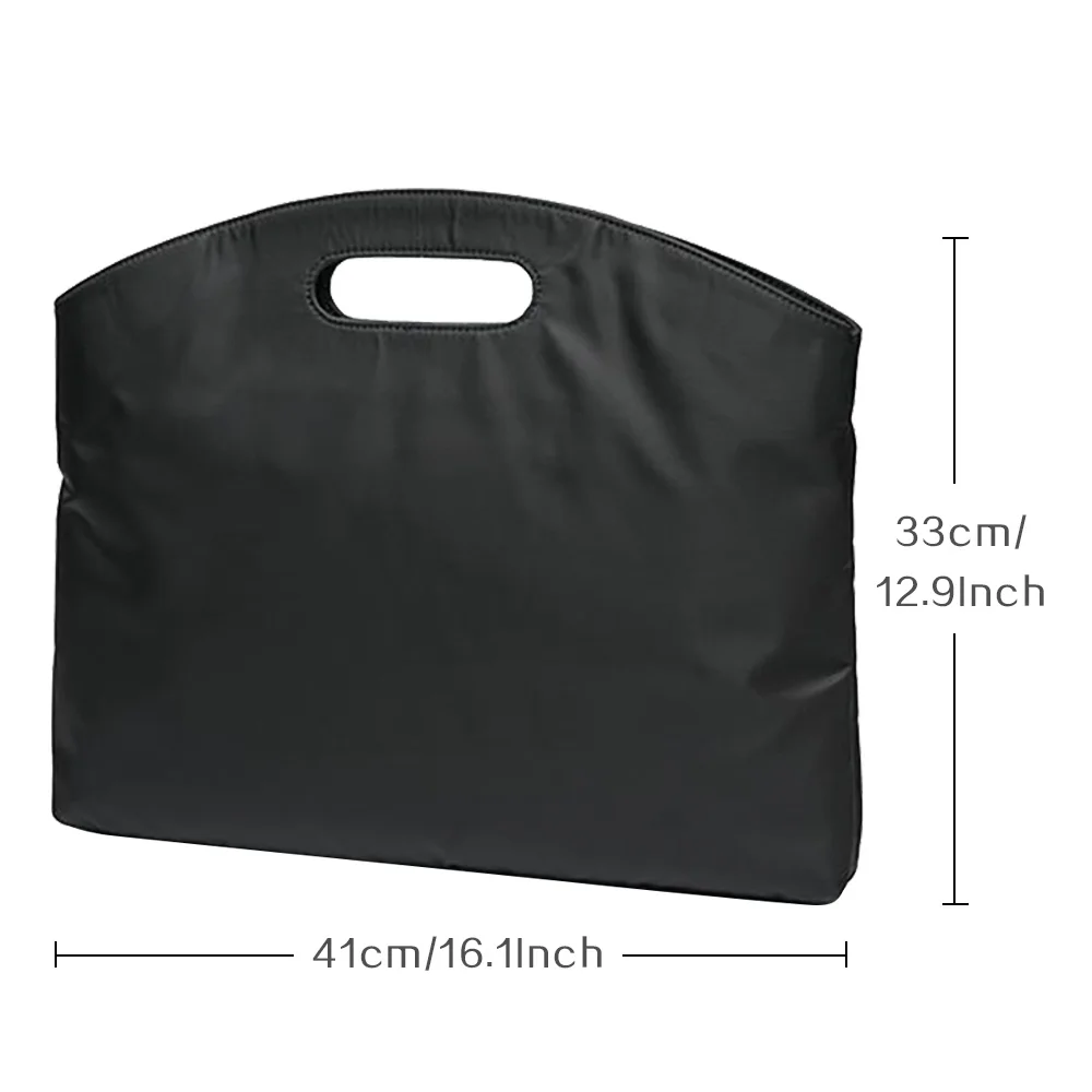 Document Case Large Capacity Handbag Simple and Portable Handheld Briefcase Wreath Series Business Office Storage Bags