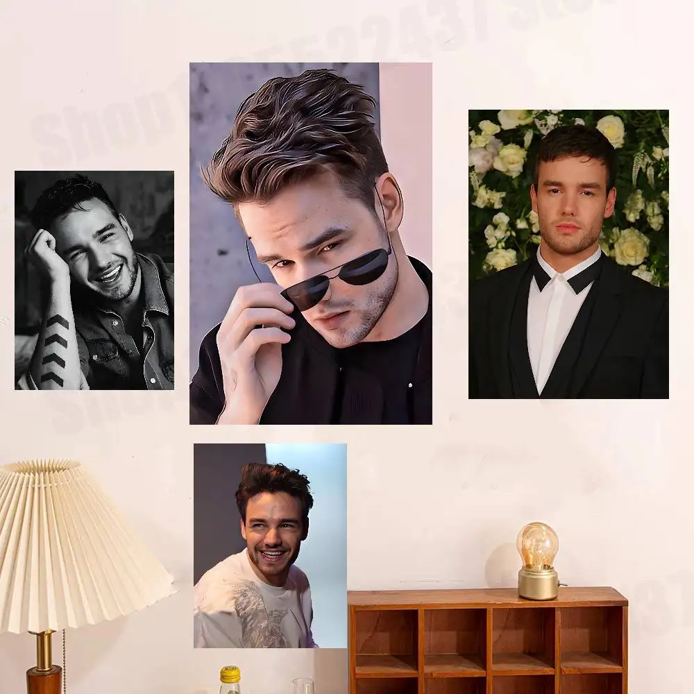 

Popular L-Liam Singer P-Payne Poster HD Art Sticky Wall Waterproof For Bedroom Game Room Wall Home Decor Gifts