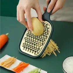 Vegetable Grater Multifunction Stainless Steel Sharp Potato Zester Cutter Fruit Tool Cheese Curls Planer Kitchen Accessories