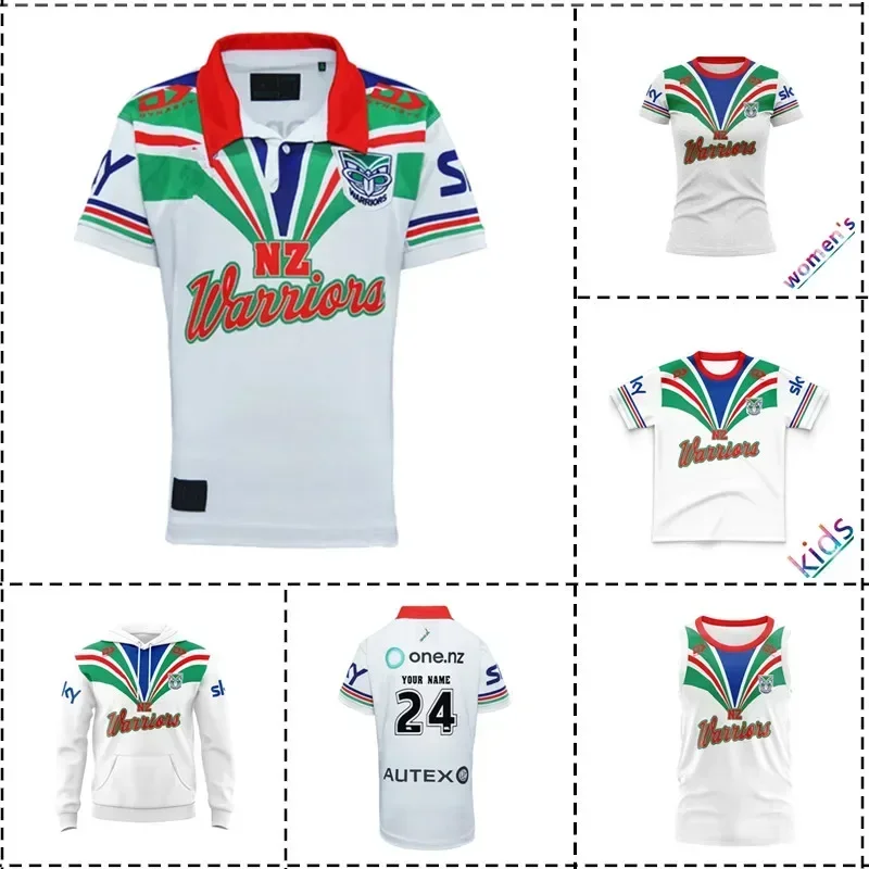 Customization 2024 New Zealand Warriors Heritage Rugby Jersey Kids - Women's - Men's Size: S-5XL（Print Custom Name Number）