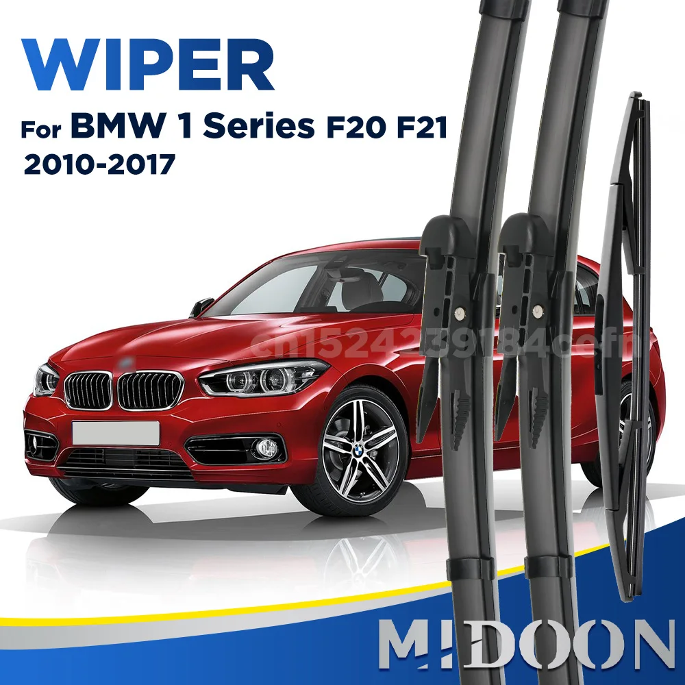 

MIDOON Front & Rear Wiper Blades Set For BMW 1 Series F20 F21 114i 116i 118i 120i 125i M135i M140i 116d 118d 125d 2011 - 2019 20