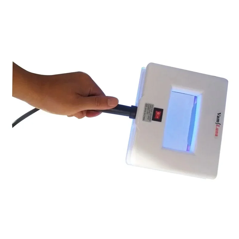 Skin Analysis UV Analyzer Facial Skin Testing Examination Magnifying Analyzer Lamp Machine with Protective Cover and Face Drape