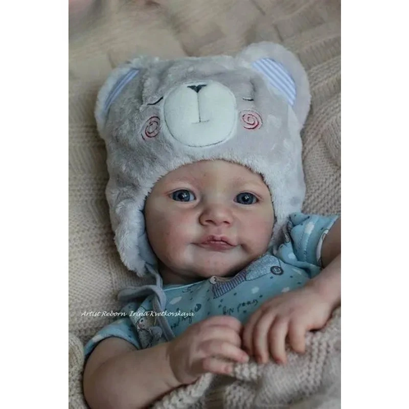 23 Inch Open Eyes Bebe Doll Parts Tobiah Unpainted DIY Handmade Reborn Doll Kits