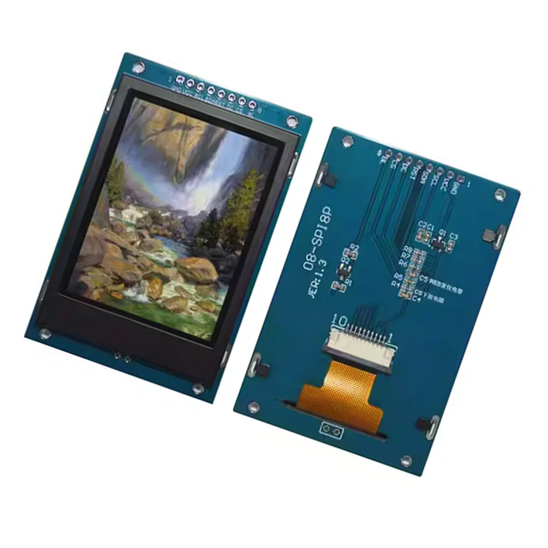 

2,4-дюймовый TFT ЖК-экранный модуль 240x320 полноцветный IPS-экран ST7789 маленький экран SPI 8 PIN DIY