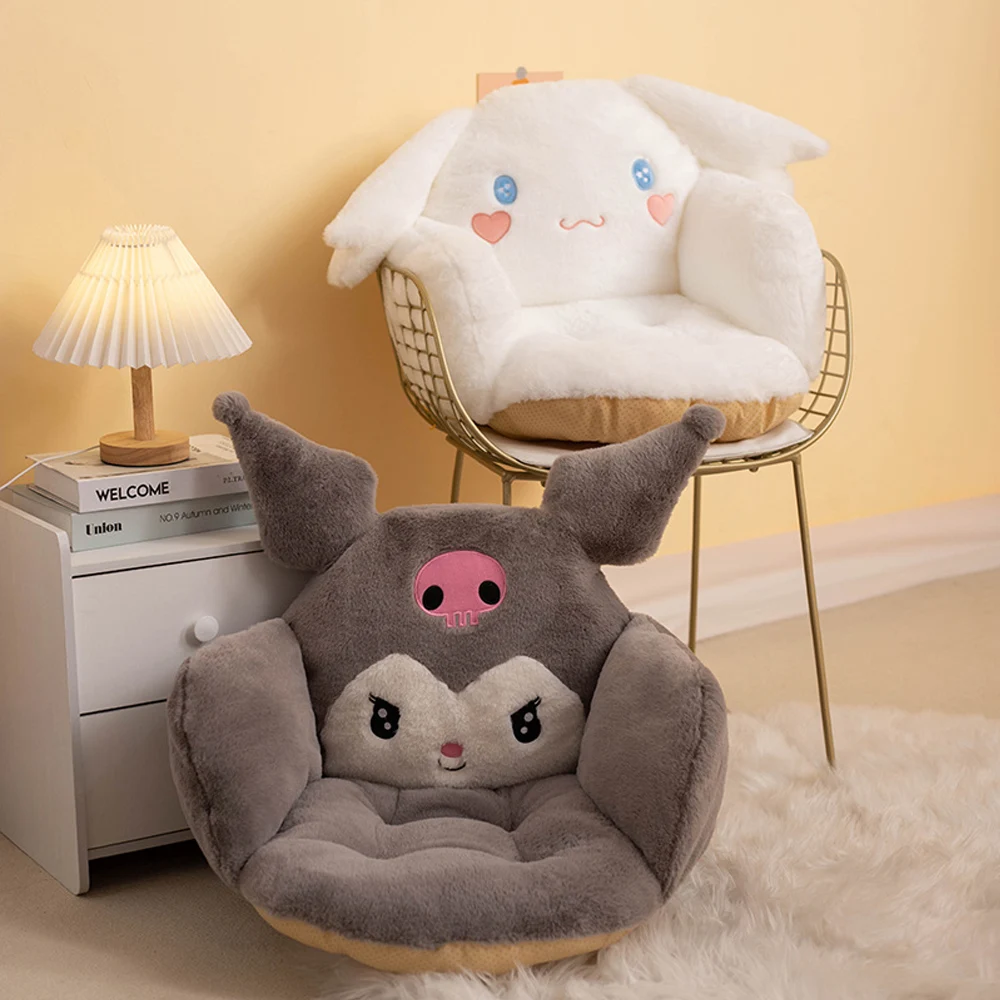 Cartoon Anime Series Soft Waist Cushion Seat Cushion Plush Doll Boy Girls Holiday Gifts Room Decoration