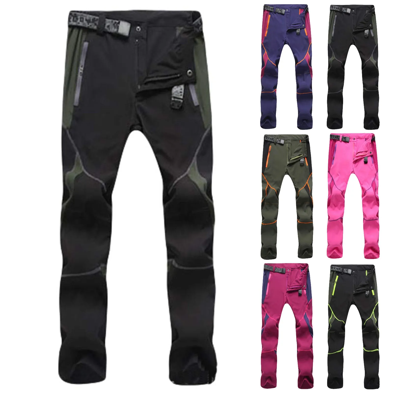 

Quick Drying Hiking Pant Male Femle Breathable Elastic Slim Lovers Trouser Outdoor Running Fishing Climbing Waterproof Pant Thin