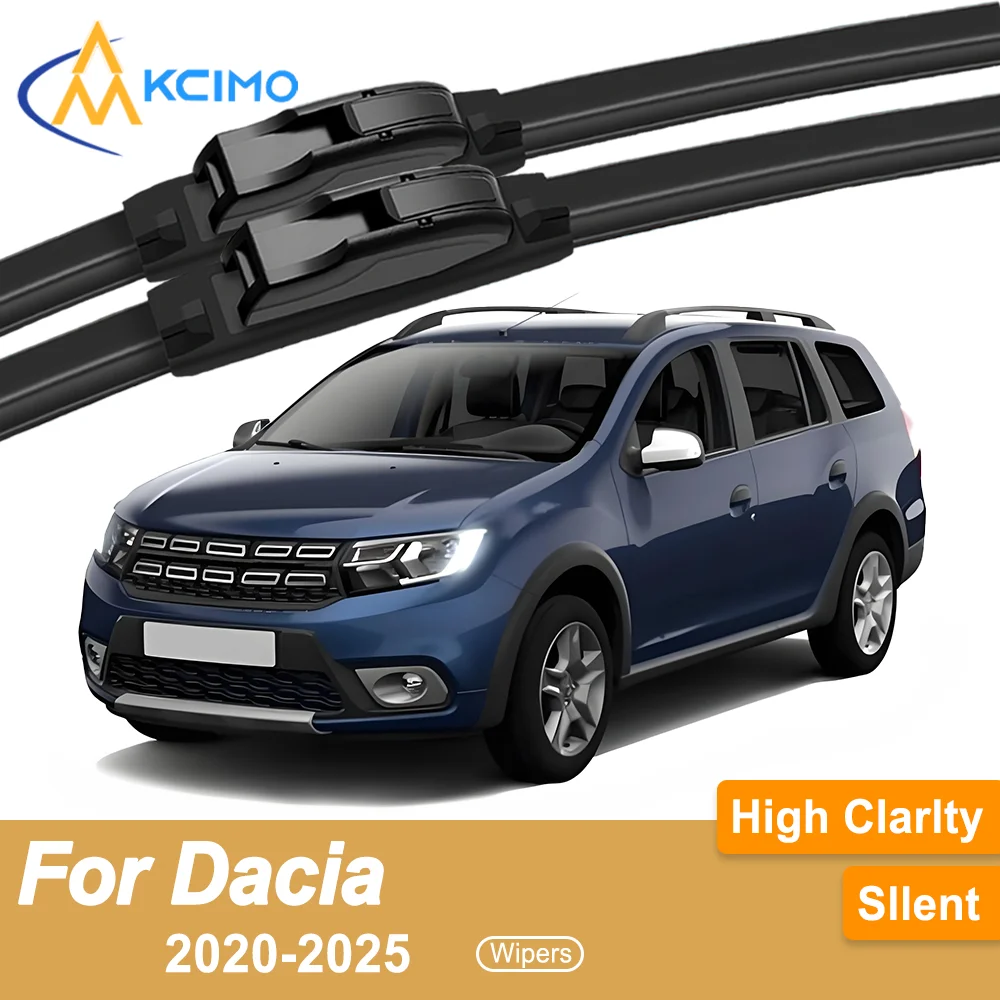 

2PCS Wiper Blades Compatible for Dacia Logan LJI 2020-2025 All-Season Smooth Quiet Wiping Effective Clear View