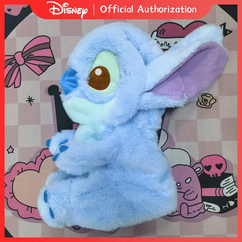 Lilo & Stitch Pelle semilavorata conchiglia 40CM-100CM Cartoon Winter Limited Doll Disney Anime Peluche ripiene Regalo di compleanno