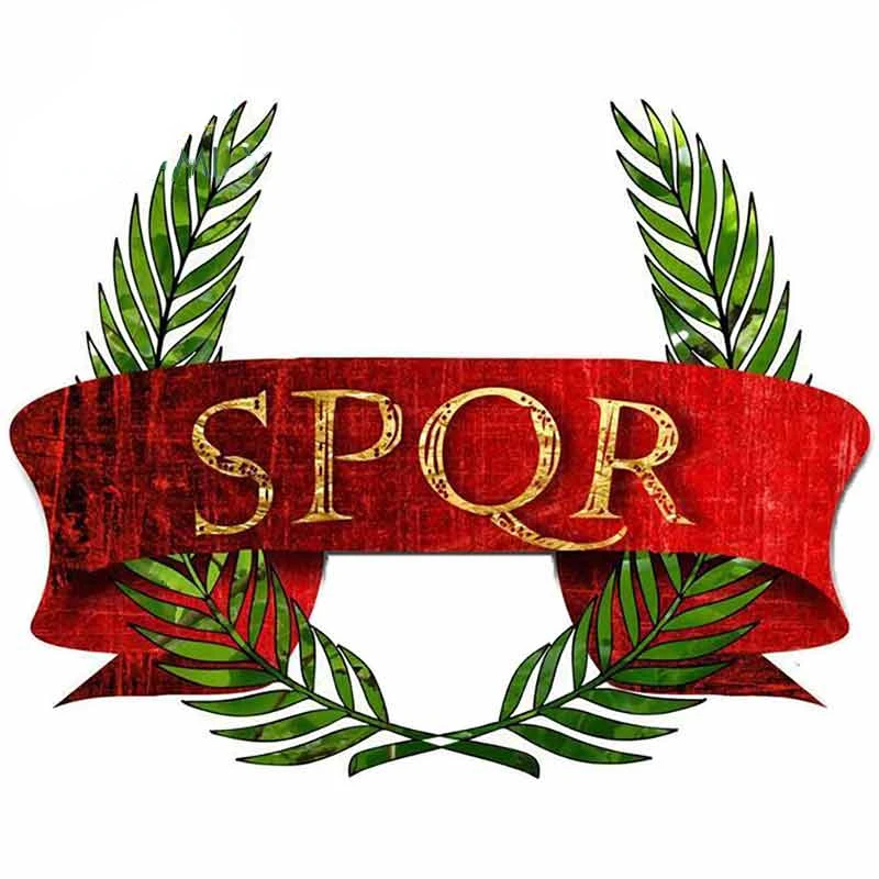 For STICKER AUTO MOTO SPQR Creative Car Sticker Car Accessories Custom Printing Decal