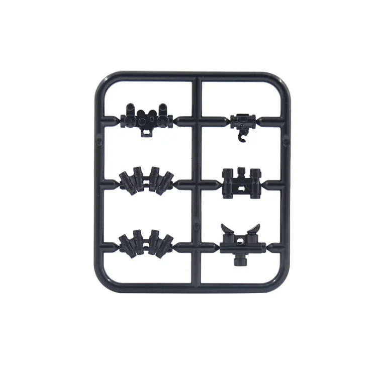 5 Stück/Set MOC SWAT-Helm Soldaten-Mini-Actionfiguren Militärwaffen Stadtzubehör Bausteine Spielzeug 14+ – Detail 9