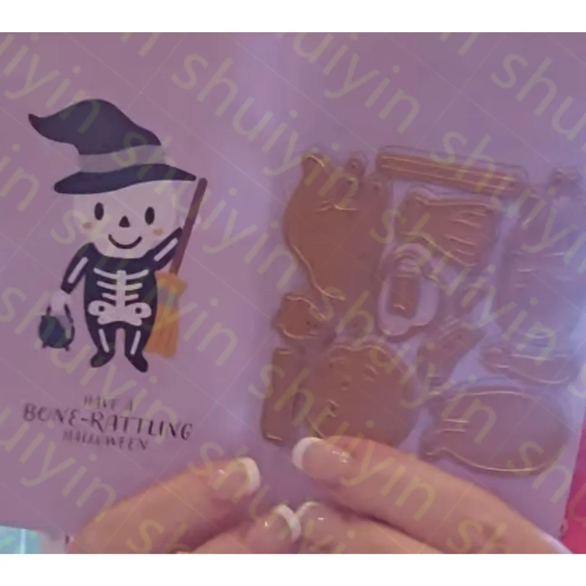 

Halloween Skull Broom Hat Mini Metal Cutting Dies for DIY Making Card Scrapbook Paper Album Craft Supplies Template 2025 New