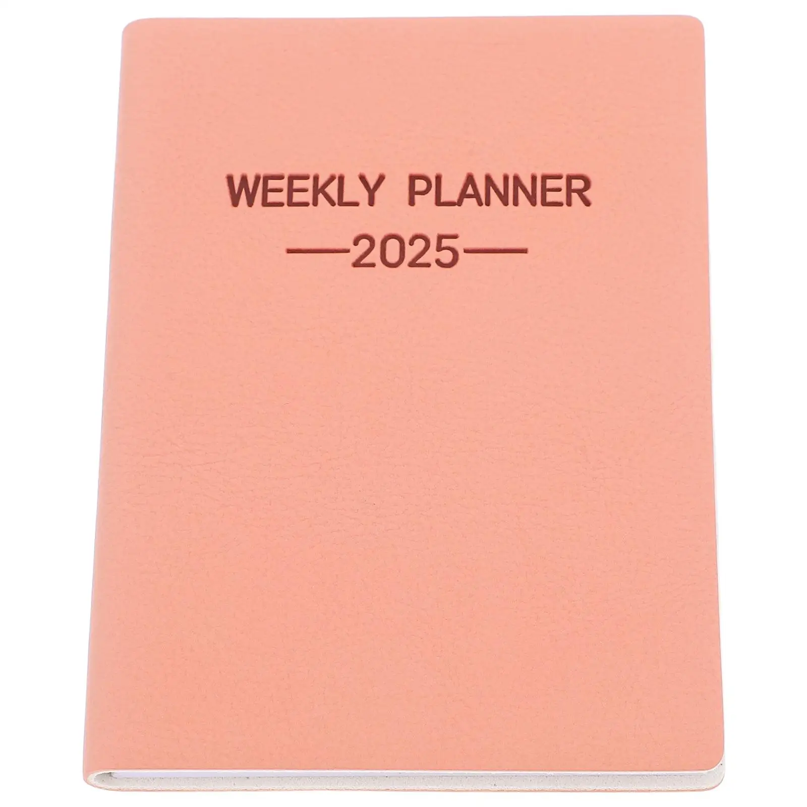 2025 Mini Soft Pocket Weekly Planner Office Calendar Note Book Paper Small Undated