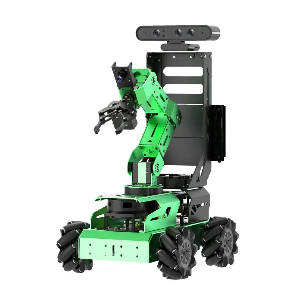 JetAuto Pro Mobile Manipulator Robot With ChatGPT AI Large Model 3D Depth Camera LiDAR SLAM ROS1 ROS2 Python Programming