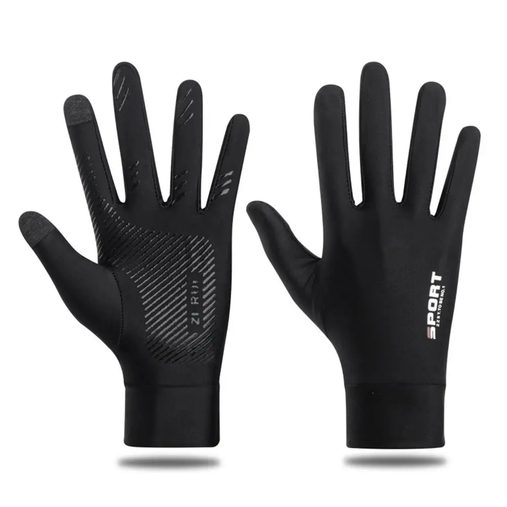 

Summer UV Protection Sunscreen Gloves Thin Elastic Anti-UV Mittens Breathable Slip Resistant Cycling Driving Gloves Fishing