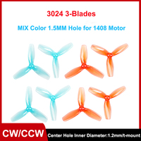 GEMFAN 3024 CW CCW 3-Blades Propeller 3Inch Prop For F9A-B RC Flying Ball / Soccer Drones FPV 3inch Toothpick Cinewhoop Ducted