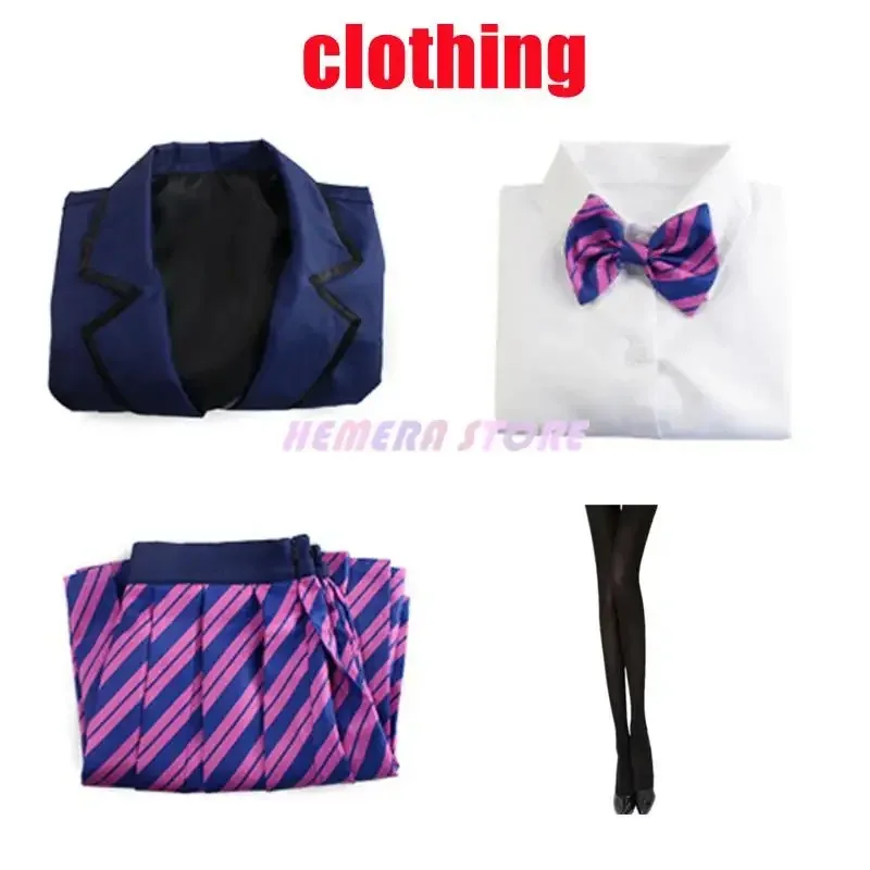 2025 New Anime Can't Communicate Komi Shoko Cosplay Costume Outfits Shirt Tie Short Women Uniform Halloween Carnival Par AA