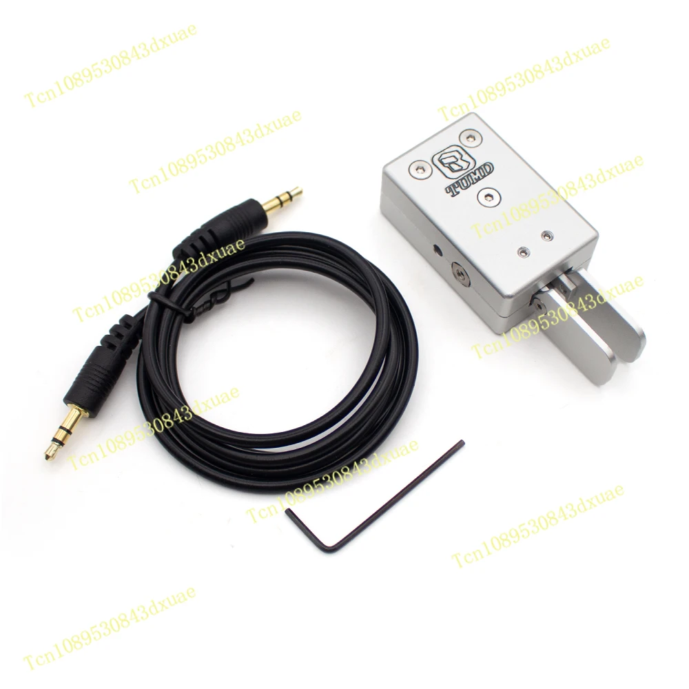 Professional Aluminum Alloy Dual-Paddle Morse Code Key - Magnetically Adjustable, Ambidextrous Design