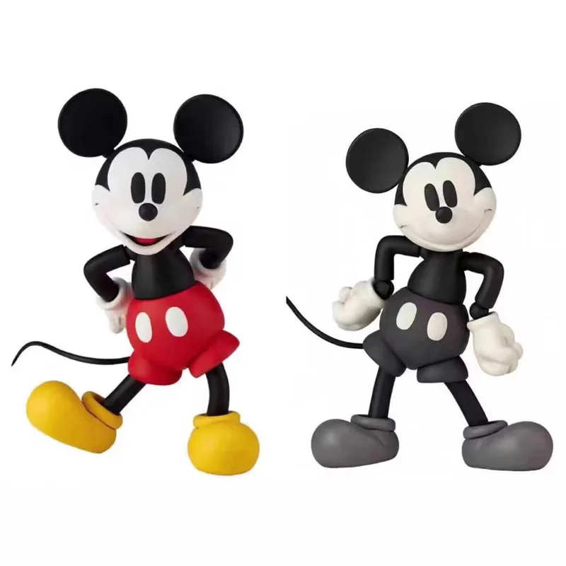 

Микки Маус 12 см Ямагучи Микки черный красный шарнир подвижная фигурка модель настольные украшения оптовая продажа для друзей подарки
