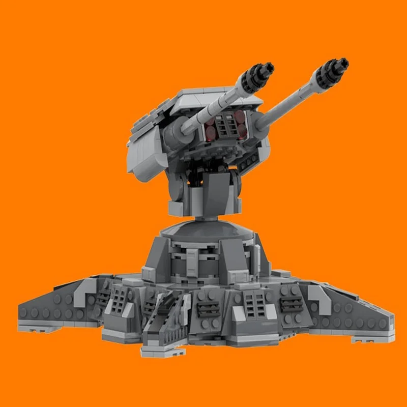 New 667Pcs Famous Star Battle Movie Moc Massive Turret Robot Model Diy Creative Ideas Brick Toy Birthday Gift Building Blocks