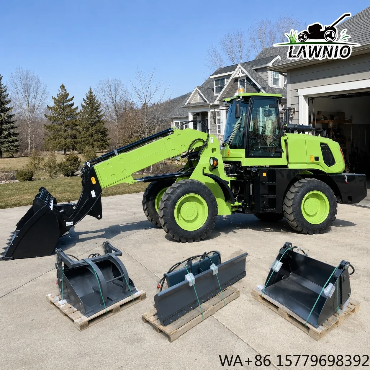 Multiple Configurations Available Telescopic Arm Loader  Telescopic Boom and Strong Traction for Earthmoving  Loader