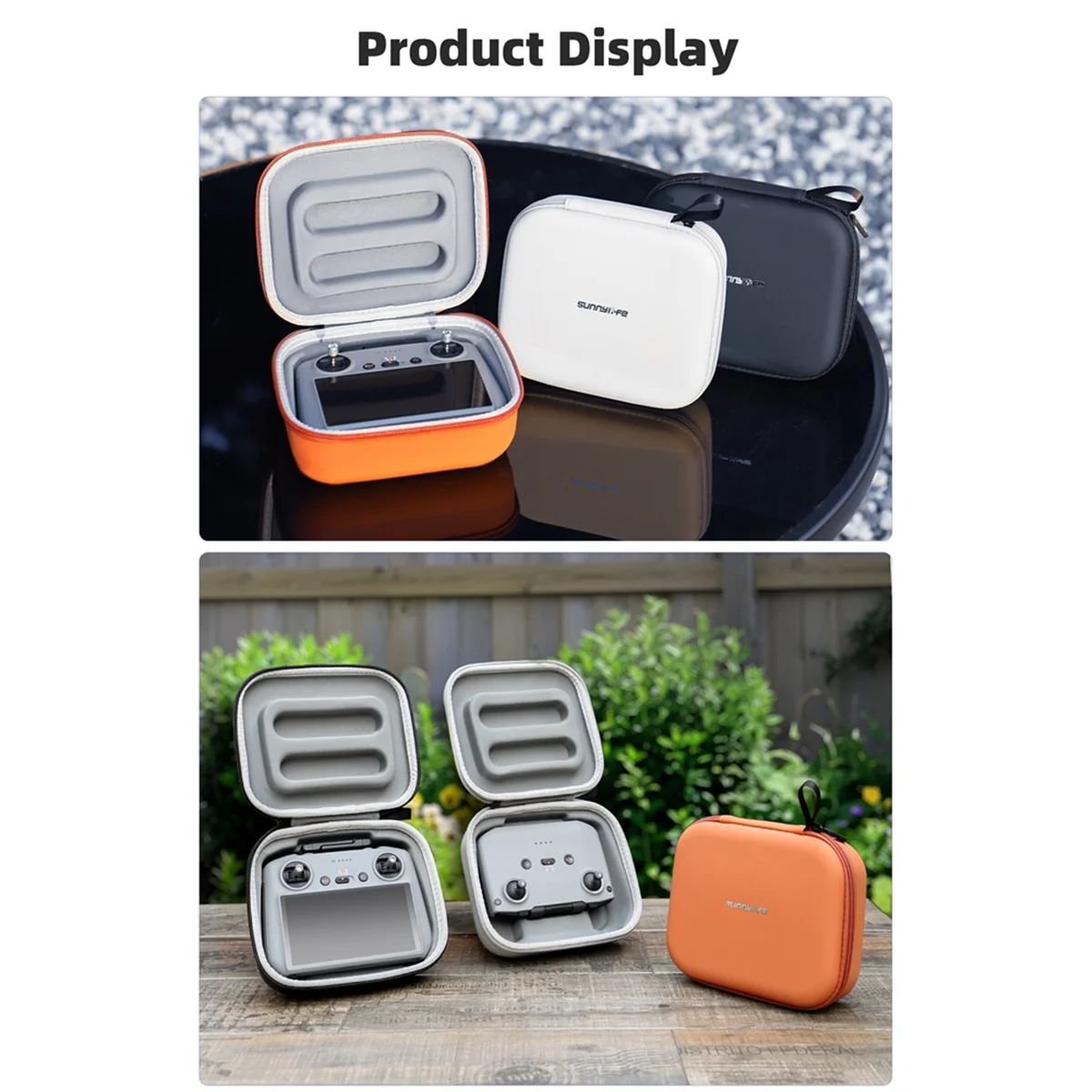 ABJL Sunnylife Storage Bag for DJI RC2/1 RC-N3/2/1 Portable Carrying Case Waterproof Shockproof for DJI Drone Remote Control C