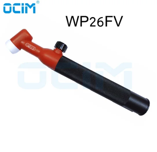 SR-26 WP26 WP26F WP26FV Red TIG Welding Torch Head And Black Welding Handle