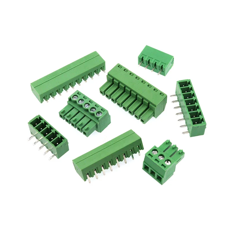 100 set/lotto terminale PCB Plug-in Pin diritto pin di piegatura + presa 2/3/4/5/6/7/8/10/12 P Pin di rame stagnato