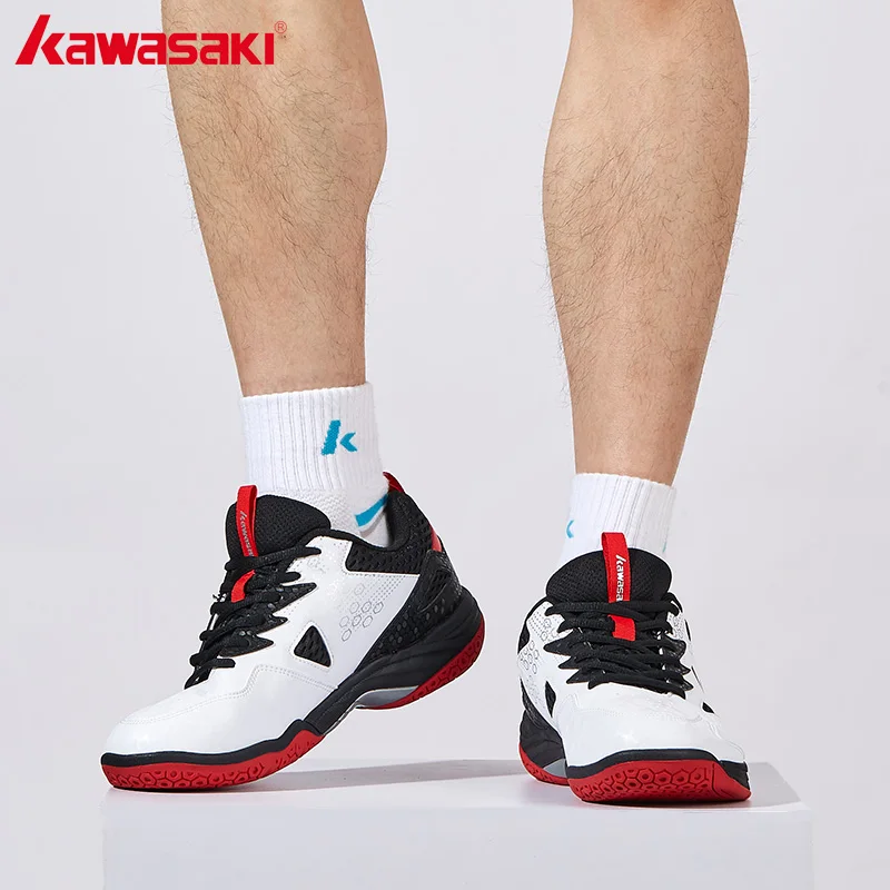Kawasaki Marke Neue Badminton Schuhe Herren Tennis Anti-twish Design Atmungsaktive Sportschuhe Männlichen Turnschuhe A3307 – Detail 24