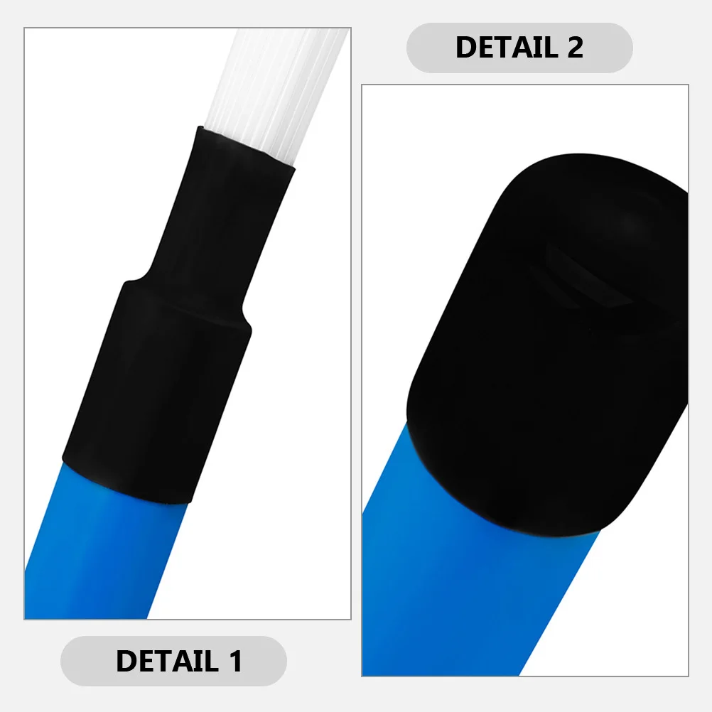 

1Pair Nylon ABS Handle Drum Brush Smooth Comfortable Grip for Drum Set Percussion Instruments Performance Music Accessory