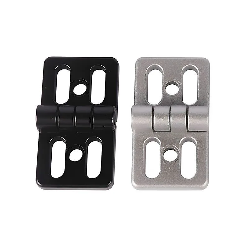1PCS 4060 Million Four-Hole 45 Profile Aluminum Zinc Alloy Hinge Special Purpose Industrial Strength Hardware Accessory