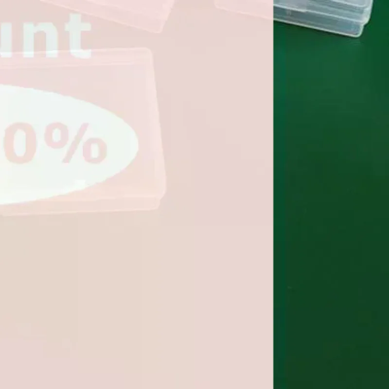 [1Pcs Mini Plastic Box Rectangular Translucent Packing Box Dustproof Jewelry Button Sundries Storage Case Container]