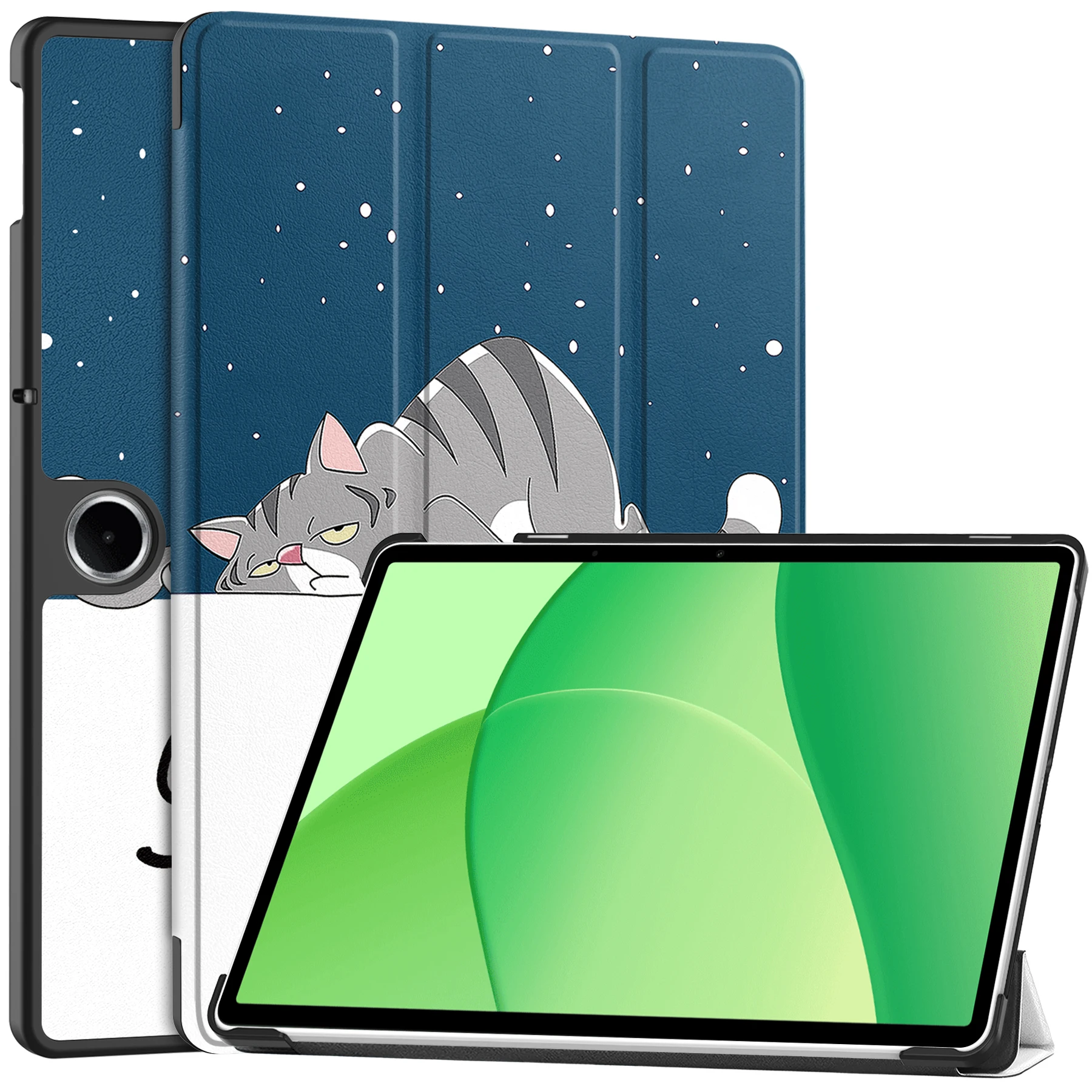 

С складной кронштейн, защитный чехол для планшета для OPPO PAD SE, 11 дюймов, 2025 год, чехол для планшета из искусственной кожи с автоматическим режимом сна