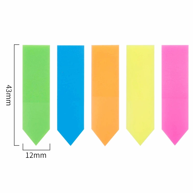 Deli 100 PCS/Bag Index Tabs 5 Colors Memo Paper 9064