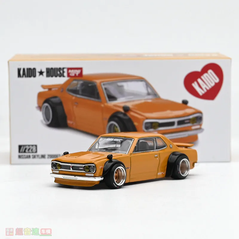 Diecast MINIGT 1:64 Scale Kaido House Skyline 2000 GTR KPGC10 Alloy Car Model