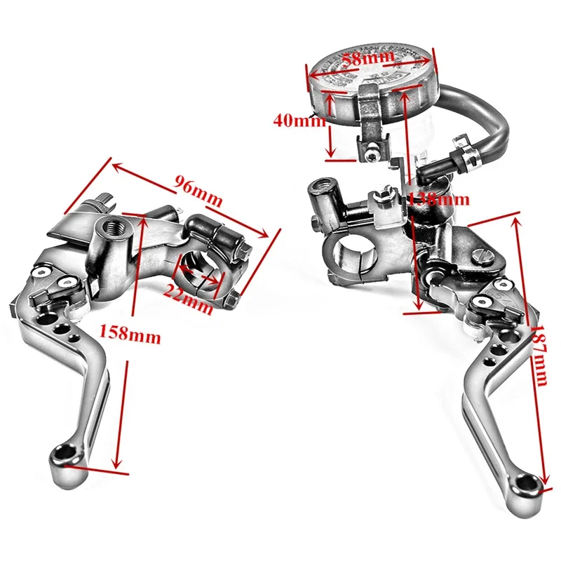 Motorcycle handbrake clutch suitable for Honda Cb190R Nc250 Zs177Mm Burgman 400 Sherco