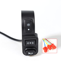 Hot Sales Electric Bike Steering Three-in- Ebike Scooter For ATV Motorcycle Handlebar Switch Off On Road Replace Bicycle Parts