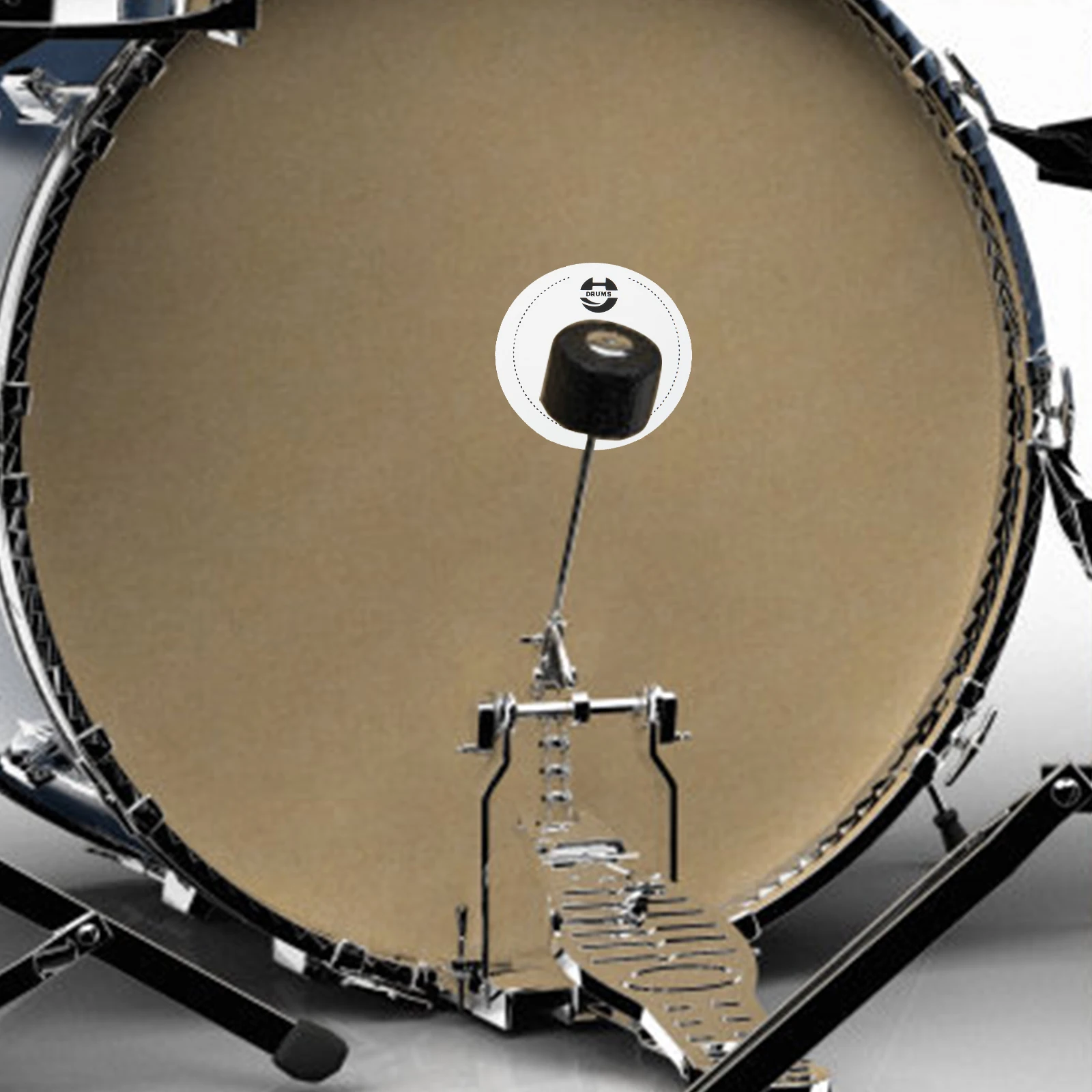

2 Pcs Drum Sticker Anti-collision Reinforcement Patch Accessory Part Adhesive Stickers